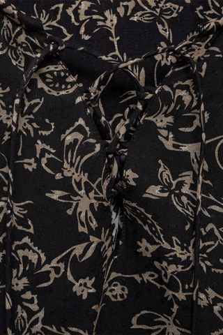 Blouse en imprimé floral - Noir