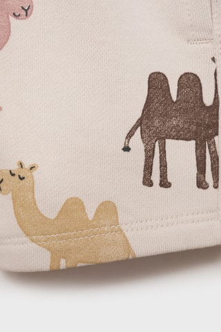 Bermuda imprimé chameaux - Sable