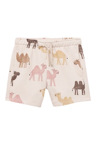 Bermuda imprimé chameaux - Sable