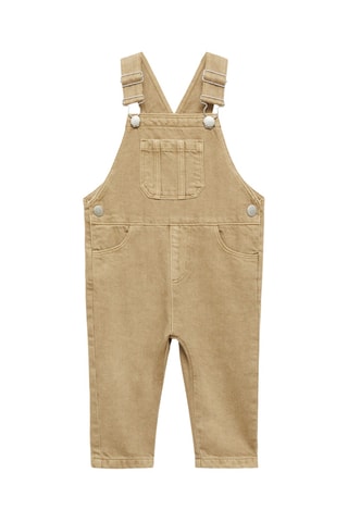 Salopette longue jean - Marron