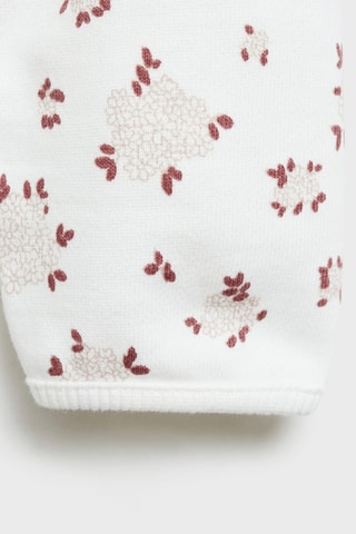 Sweat-shirt à fleurs - Rose