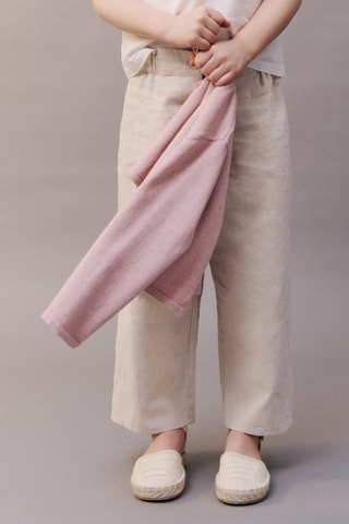 Pantalon lin - Gris clair