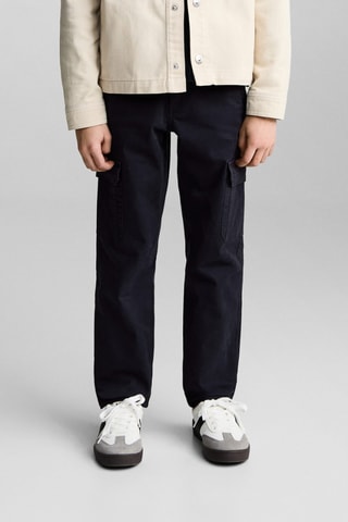 Pantalon cargo - Bleu marine