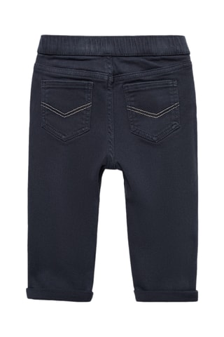 Pantalon chino coton - Bleu marine