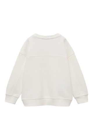 Sweat-shirt Schtroumpfs - Blanc cassé