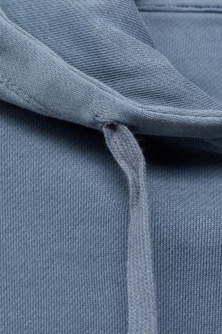 Sweat-shirt coton à poche - Bleu