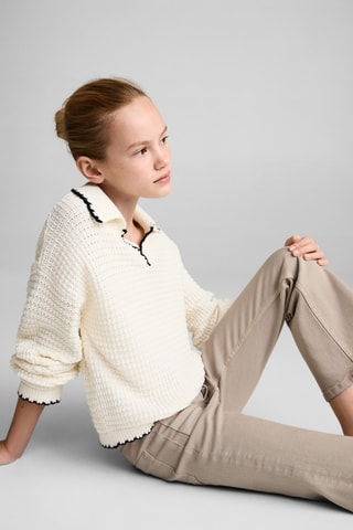 Jean flare poches - Sable