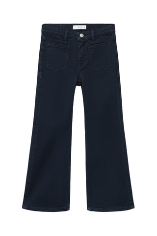 Jean flare poches - Bleu marine