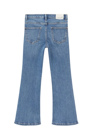 Jean flare boutons - Bleu