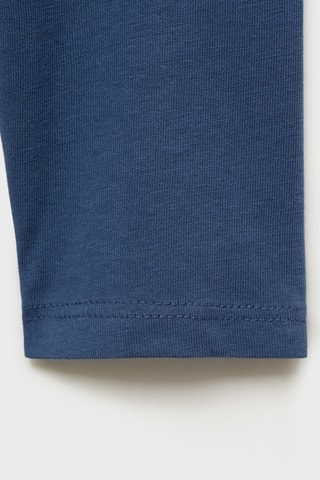 T-shirt coton message - Bleu