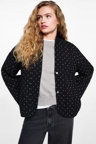 Blouson matelassé coton - Noir