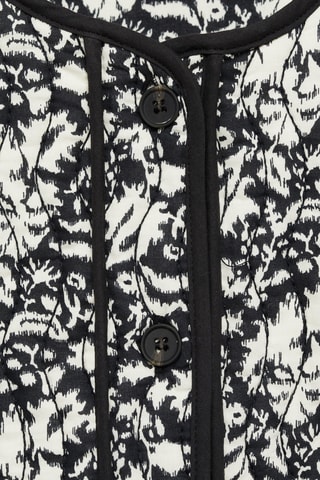 Veste matelassée imprimée - Noir