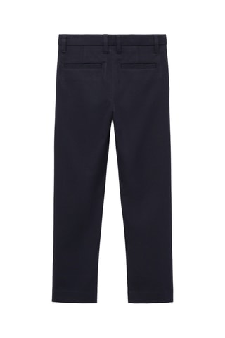 Pantalon chino coton - Bleu marine