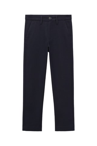 Pantalon chino coton - Bleu marine