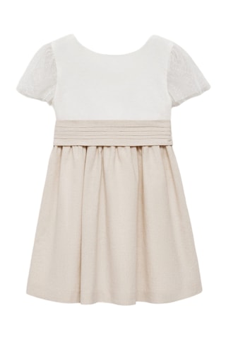 Robe jupe contrastante - Blanc