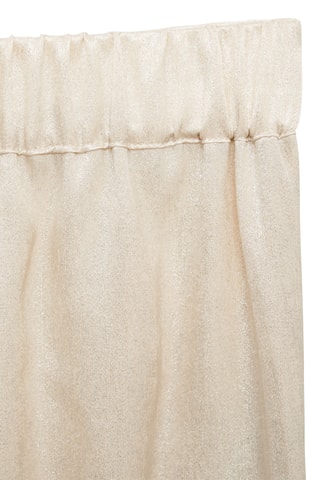 Pantalon droit métallisé - Beige