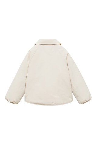 Anorak matelassé imperméable - Blanc cassé