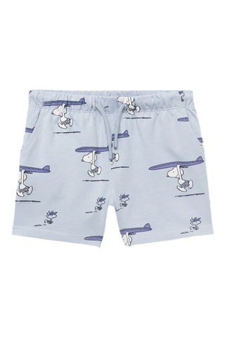 Bermudas Snoopy - Bleu clair