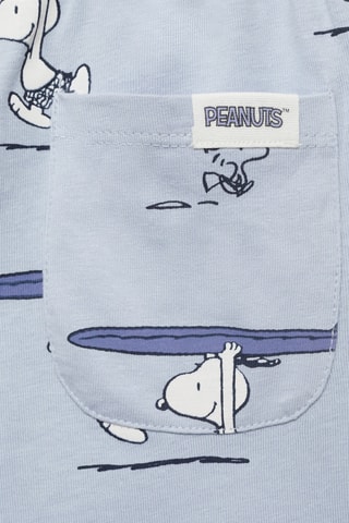Bermudas Snoopy - Bleu clair