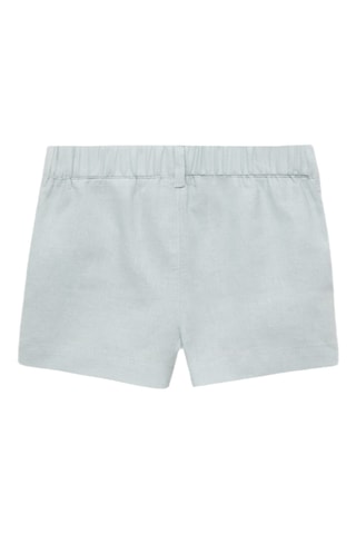 Bermuda lin - Bleu clair