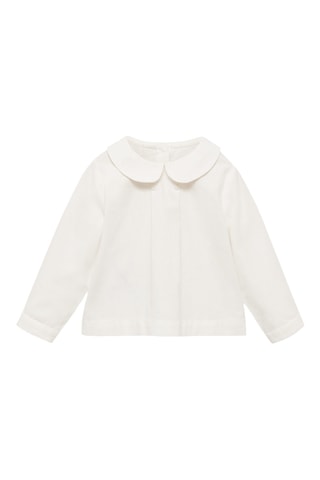 Blouse col Claudine - Blanc cassé