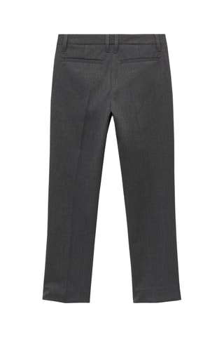Pantalon skinny crop - Gris foncé chiné