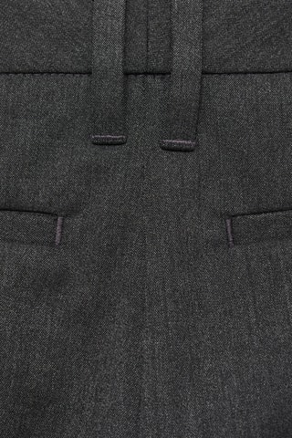 Pantalon skinny crop - Gris foncé chiné