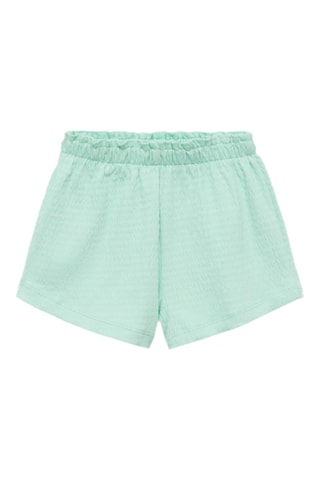 Short coton - Vert d'eau