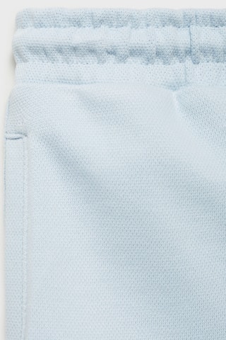 Bermuda coton cordon - Bleu clair