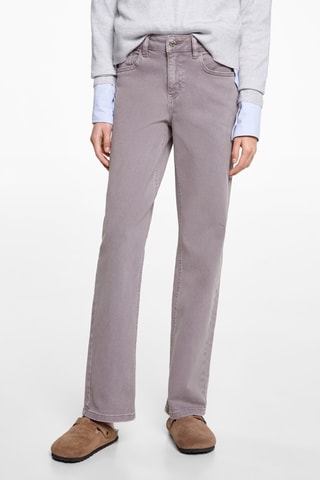 Jean straight fit - Lilas