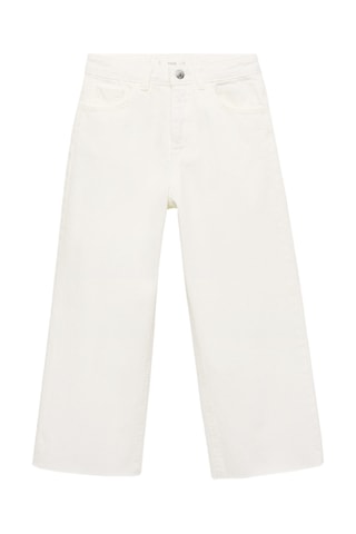 Jupe-culotte jean - Blanc