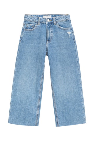 Jupe-culotte jean - Bleu