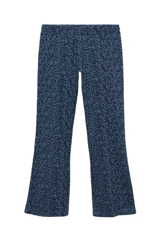 Legging flare imprimé - Bleu