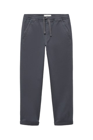 Pantalon taille élastique - Anthracite