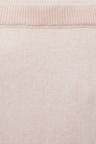 Pantalon à pieds maille coton - Rose