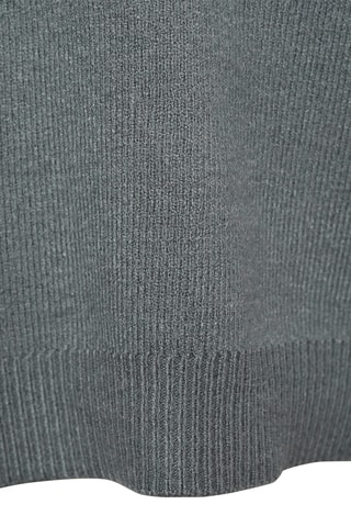 Pull-over maille capuche - Vert forêt