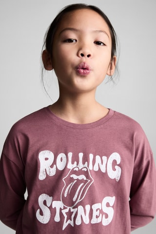 T-shirt The Rolling Stones - Violet