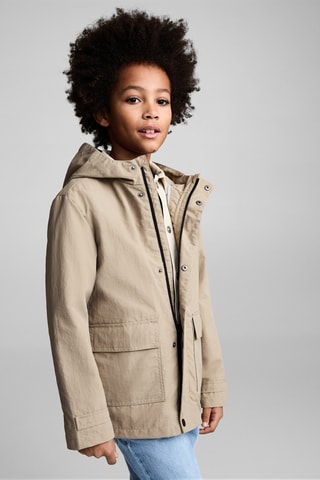 Parka capuche - Sable