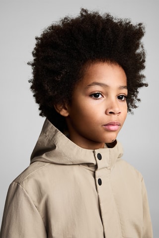 Parka capuche - Sable