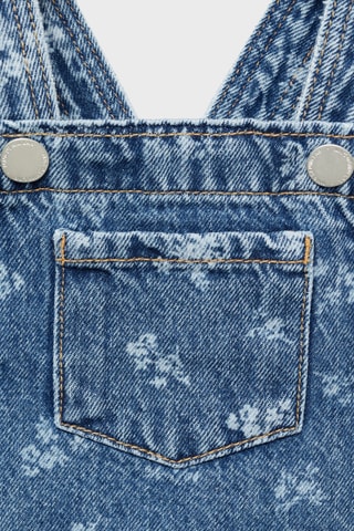 Robe chasuble imprimée - Bleu