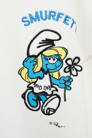 Sweat Schtroumpfette - Blanc cassé