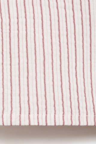 Chemise coton rayures - Rose
