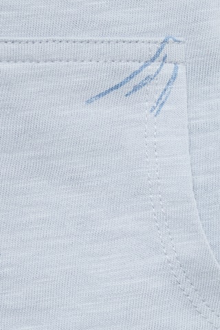 Salopette en imprimé palmiers - Bleu clair