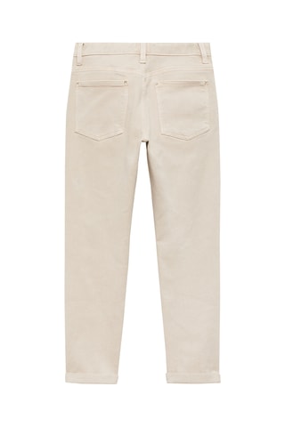 Jean droit coton - Beige