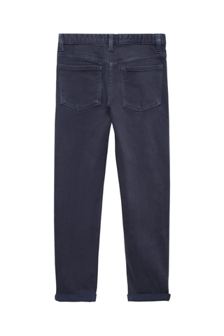 Jean droit coton - Bleu marine