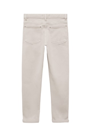 Jean droit coton - Gris