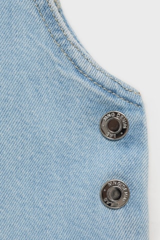 Salopette longue jean - Bleu clair