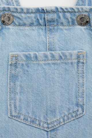 Salopette longue jean - Bleu clair