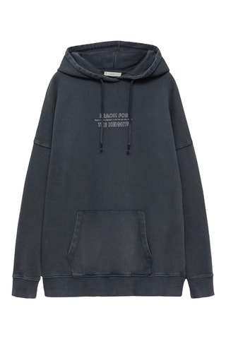 Sweat-shirt oversize message - Anthracite