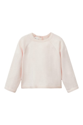 Pull-over maille coton - Rose